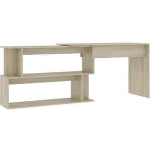 Berkfield Home - Mayfair Corner Desk Sonoma Oak 200x50x76 cm Engineered Wood