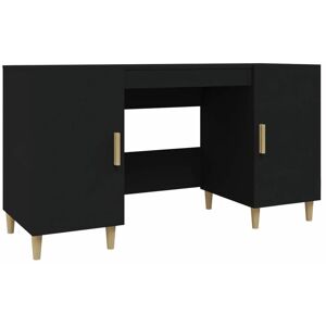 Berkfield Home - Mayfair Desk Black 140x50x75 cm Engineered Wood