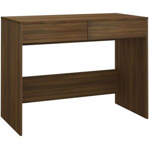 Berkfield Home - Mayfair Desk Brown Oak 101x50x76.5 cm Engineered Wood