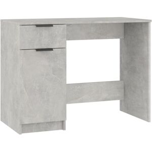 Berkfield Home - Mayfair Desk Concrete Grey 100x50x75 cm Engineered Wood