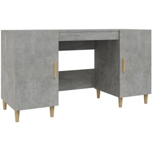 Berkfield Home - Mayfair Desk Concrete Grey 140x50x75 cm Engineered Wood