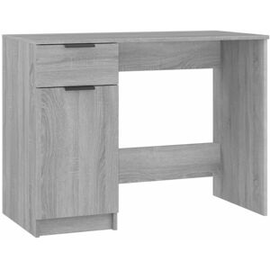 Berkfield Home - Mayfair Desk Grey Sonoma 100x50x75 cm Engineered Wood
