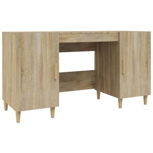 Berkfield Home - Mayfair Desk Sonoma Oak 140x50x75 cm Engineered Wood