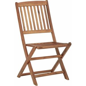 BERKFIELD HOME Mayfair Folding Outdoor Chairs 6 pcs Solid Acacia Wood