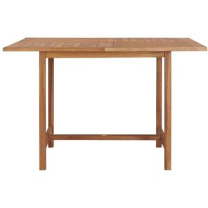 BERKFIELD HOME Mayfair Garden Dining Table 110x110x75 cm Solid Wood Teak