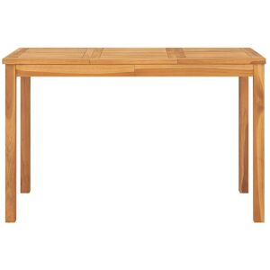 BERKFIELD HOME Mayfair Garden Dining Table 120x70x77 cm Solid Teak Wood