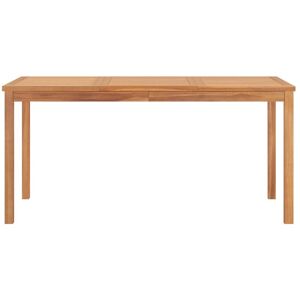 BERKFIELD HOME Mayfair Garden Dining Table 160x80x77 cm Solid Teak Wood