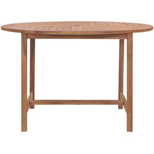 BERKFIELD HOME Mayfair Garden Dining Table Ø110x75 cm Solid Wood Teak