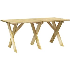 BERKFIELD HOME Mayfair Garden Table 160x73x70 cm Impregnated Pinewood