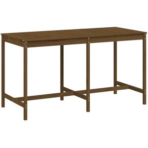 BERKFIELD HOME Mayfair Garden Table Honey Brown 203.5x90x110 cm Solid Wood Pine