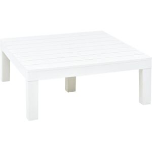 Berkfield Home - Mayfair Garden Table White 78x78x31 cm Plastic