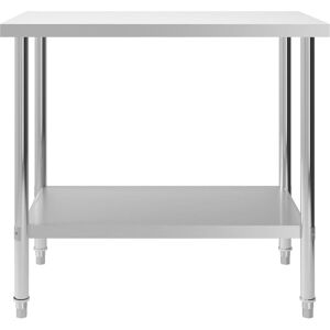 Berkfield Home - Mayfair Kitchen Work Table 100x60x85 cm Stainless Steel