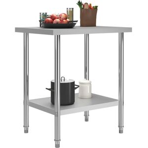 Berkfield Home - Mayfair Kitchen Work Table 80x60x85 cm Stainless Steel