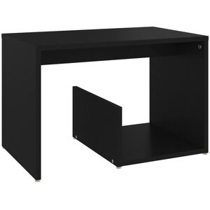 Berkfield Home - Mayfair Side Table Black 59x36x38 cm Engineered Wood
