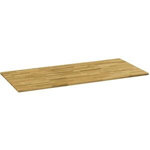 BERKFIELD HOME Mayfair Table Top Solid Oak Wood Rectangular 23 mm 100x60 cm