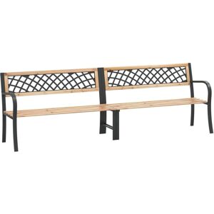 Berkfield Home - Mayfair Twin Garden Bench 238 cm Chinese Fir Wood