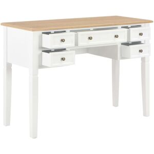 Berkfield Home - Mayfair Writing Desk White 109.5x45x77.5 cm Wood