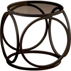 Mimo Modern Design Metal and Glass Coffee Table - Black Colour - Black and Gold Colour - Decorotika