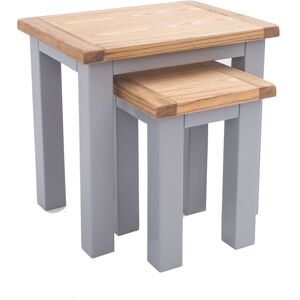 Cabinet Bits - Mirano grey Nest of Tables - Grey