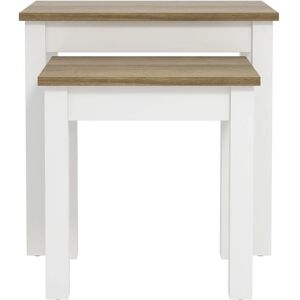 Molton Nesting Tables White - GFW