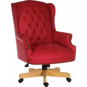 Netfurniture - Neirman Luxury Rouge Office Chair - Red