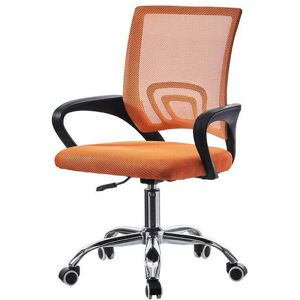 Clipop - Office Chair, Modern Ergonomic Computer Desk Chair with Lumbar Support, Height adjustable, Orange