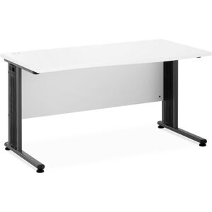 FROMM & STARCK Fromm&starck - Office Desk Computer Desk Computer Table Work Desk Home Office 140x73.5 cm White