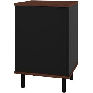 OUT & OUT ORIGINAL Out & out Brooklyn Black Side Table- H.58 x W.38 x D.36cm