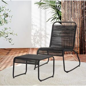 Furnwise - Outdoor Armchair Lia Black - Black