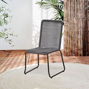 FURNWISE Outdoor Dining Chair Liza Black - Black