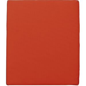 Outdoor Medium Seat Pad Cushion - Terracotta - Fibre Filled with Ties - Terracotta Orange