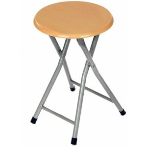 Wooden Folding Breakfast Kitchen Bar Stool Seat - Oypla