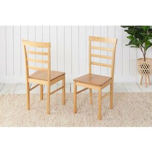 BIRLEA Pair of Upton Ladder Back Chairs