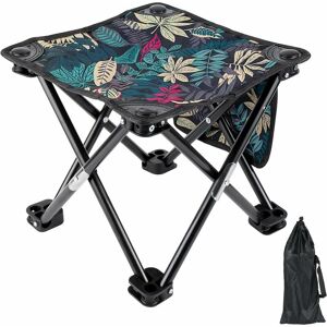 HÉLOISE Portable Folding Stool, Outdoor Folding Chairs Stool, Mini Foldable Camping Stool for Fishing, Camping, Traveling, Hiking, Beach, BBQ