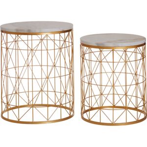 Avantis Set of 2 Round Side Tables - Premier Housewares