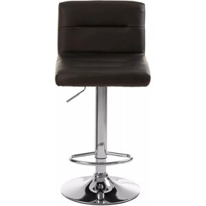 Baina Black Seat Bar Stool with Chrome Base - Premier Housewares