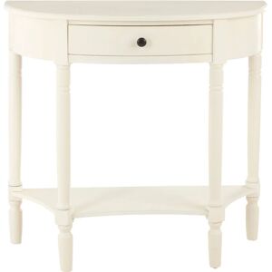 Heritage 1 Drawer Antique White Console Table - Premier Housewares