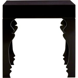 Luis Black High Gloss Finish Side Table - Premier Housewares