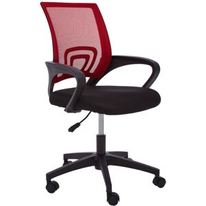 Premier Housewares - Red Home Office Chair