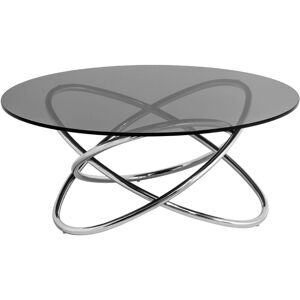 Premier Housewares - Smoke Glass Top Coffee Table