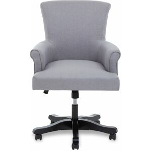Premier Housewares - Walford Grey Home Office Chair