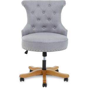 Premier Housewares - Watford Grey Home Office Chair