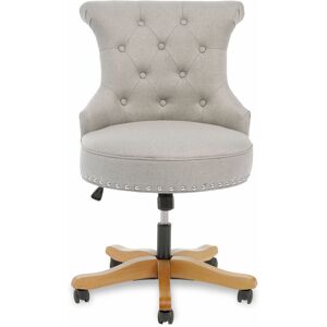 Premier Housewares - Watford Natural Home Office Chair