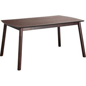 BELIANI Retro Traditional Dining Table Veneered mdf Dark Wood 150 x 90 cm Elba - Dark Wood