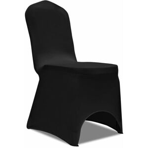 BERKFIELD HOME Royalton 100 pcs Stretch Chair Covers Black