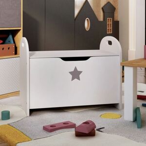 BERKFIELD HOME Royalton Children Storage Bench White 62x40x46.5 cm mdf