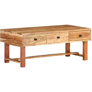 Coffee Table 100x50x40 cm Solid Acacia Wood - Royalton