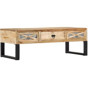 Coffee Table 110x50x38 cm Solid Mango Wood - Royalton