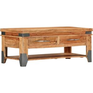 Coffee Table 110x52x45 cm Solid Acacia Wood - Royalton