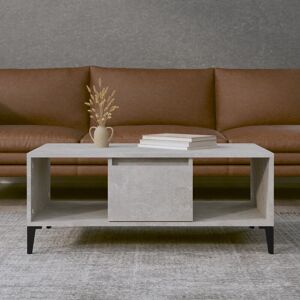 Coffee Table Concrete Grey 90x50x36.5 cm Engineered Wood - Royalton